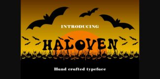 Haloven Font Poster 1
