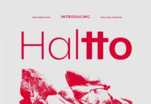 Haltto Font Poster 1