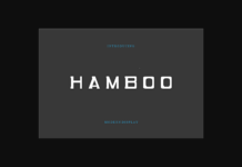 Hambo Font Poster 1