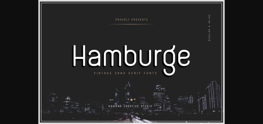 Hamburge Font Poster 3