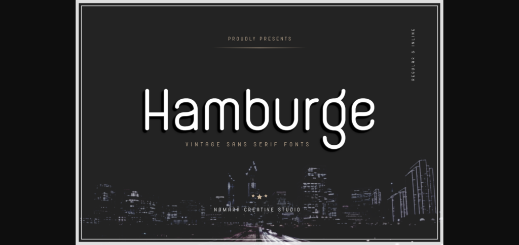 Hamburge Font Poster 1