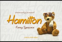 Hamilton Font Poster 1