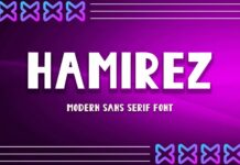 Hamirez Font Poster 1