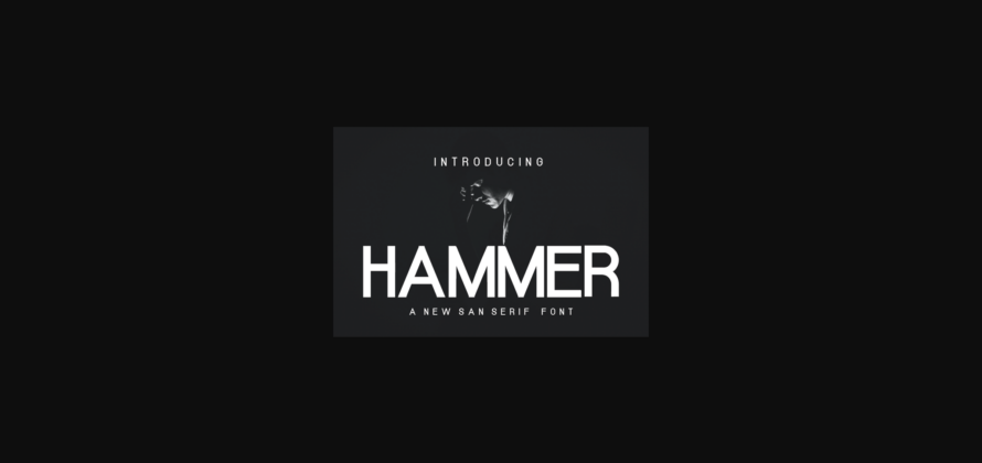 Hammer Font Poster 3