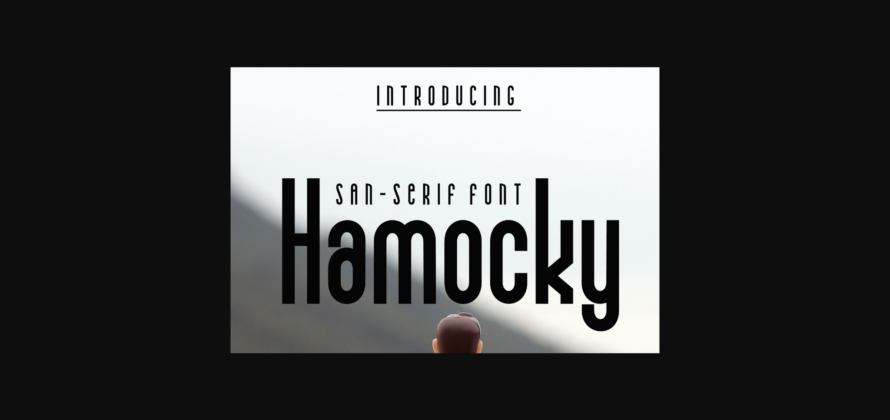 Hamocky Font Poster 3