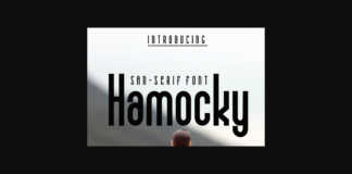 Hamocky Font Poster 1