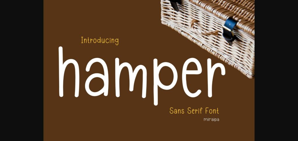 Hamper Font Poster 1