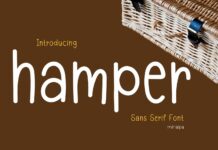 Hamper Font Poster 1