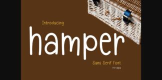 Hamper Font Poster 1