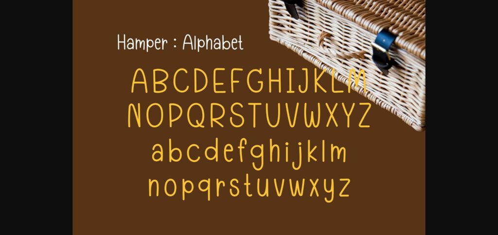 Hamper Font Poster 5