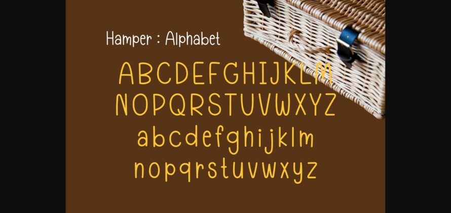 Hamper Font Poster 5