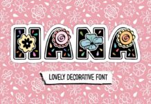 Hana Font Poster 1