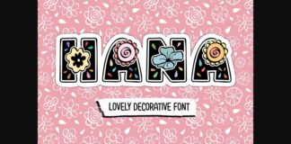 Hana Font Poster 1