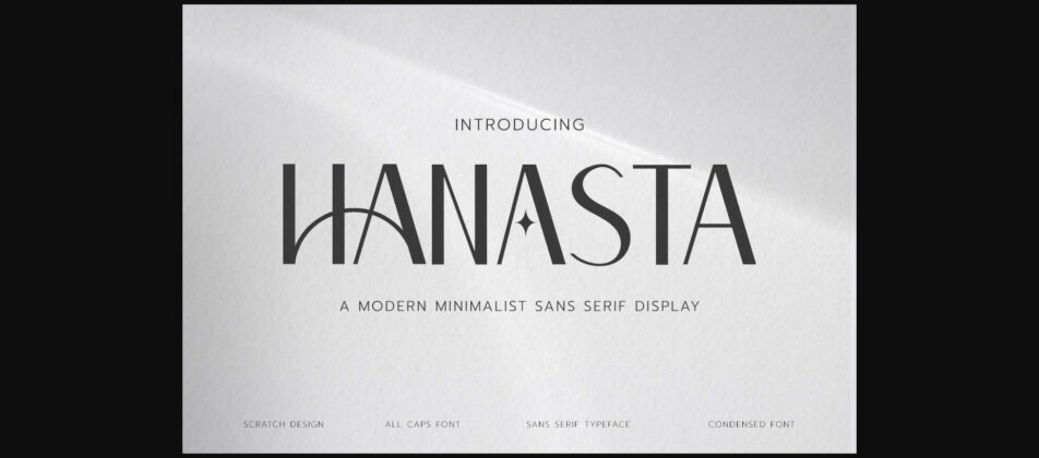 Hanasta Font Poster 1