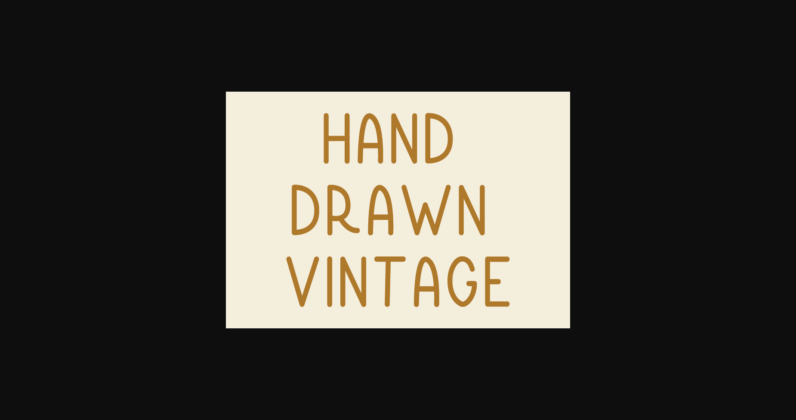 Hand Drawn Vintage Poster 3
