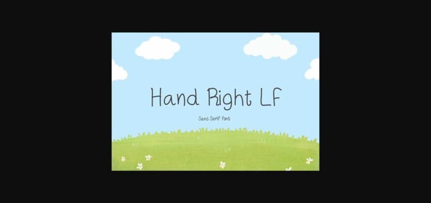 Hand Right Lf Font Poster 3