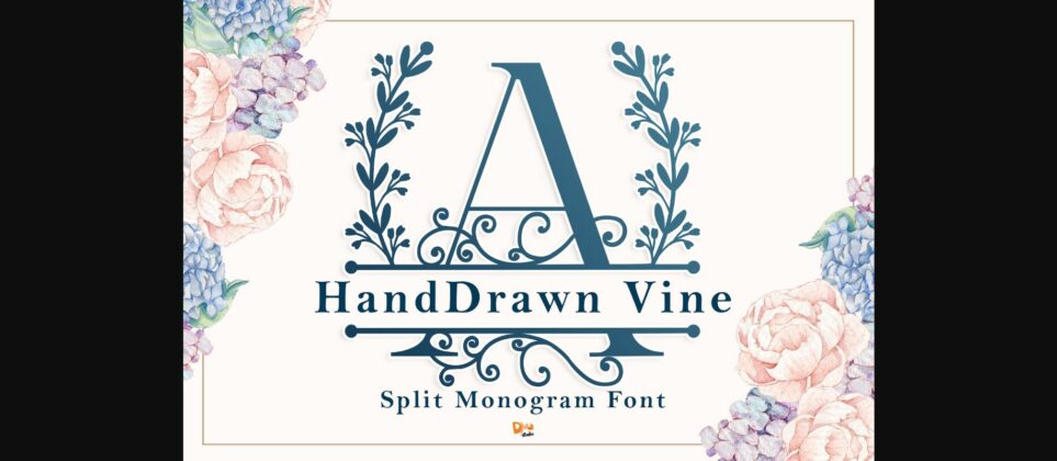 Handdrawn Vine Font Poster 1