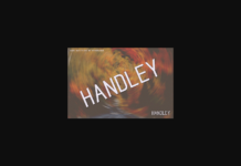 Handley Font Poster 1