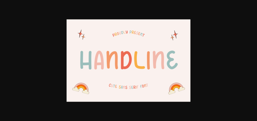 Handline Font Poster 3