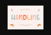 Handline Font Poster 1