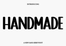 Handmade Font Poster 1