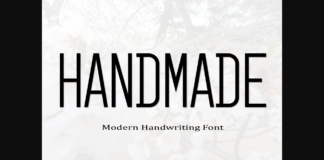 Handmade Font Poster 1