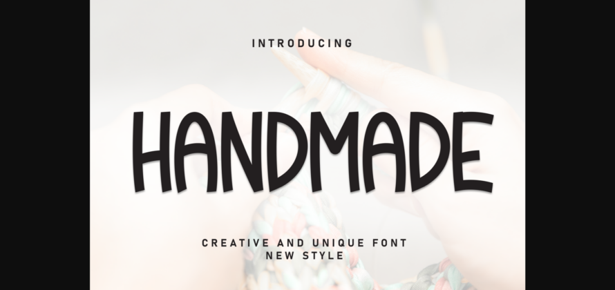 Handmade Font Poster 1