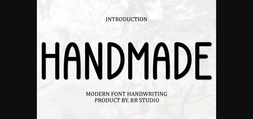 Handmade Font Poster 1