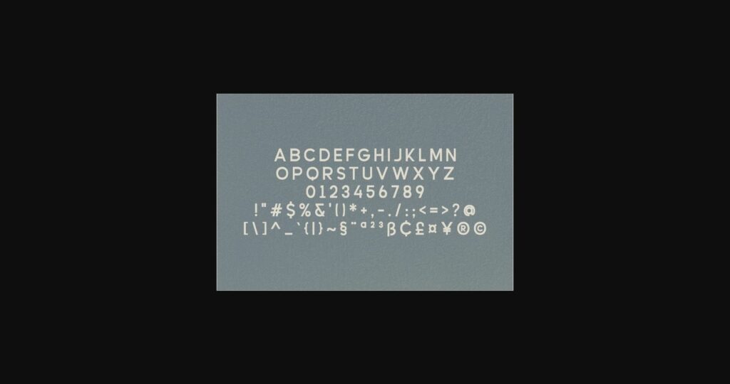 Handmode Font Poster 4