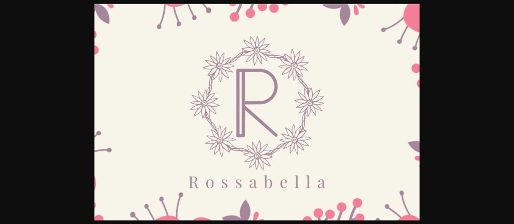 Handrawn Monogram Font Poster 5