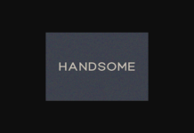 Handsome Font Poster 1