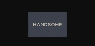 Handsome Font Poster 1