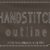 Handstitch Outline Font