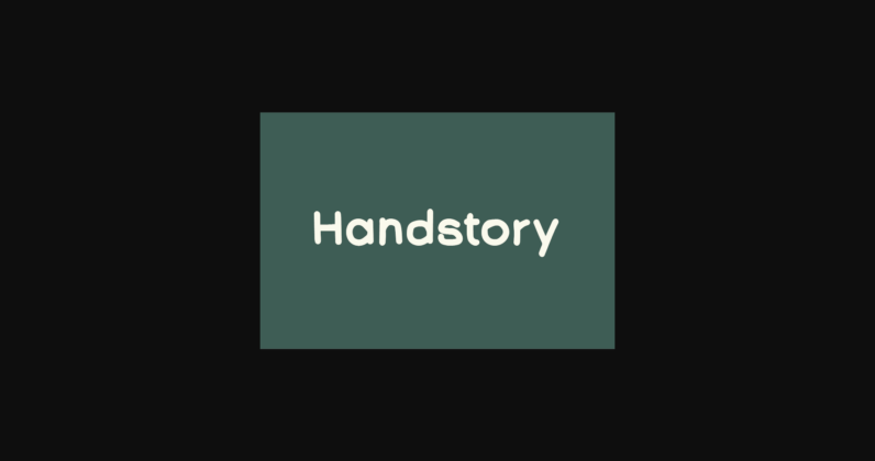 Handstory Font Poster 1