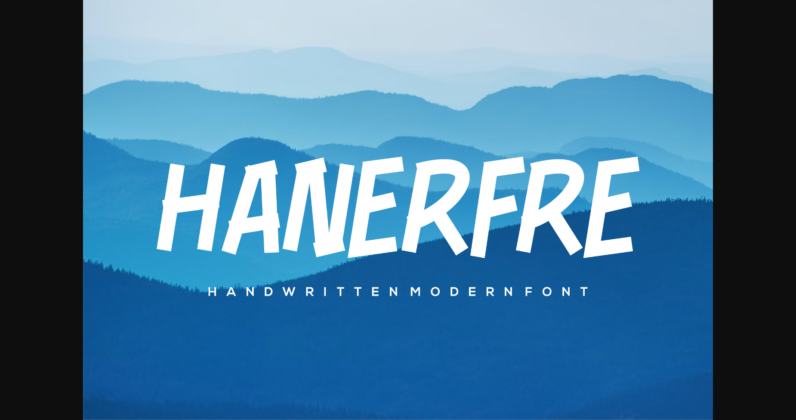 Hanerfre Font Poster 3