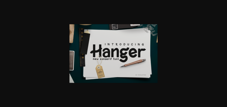 Hanger Font Poster 3