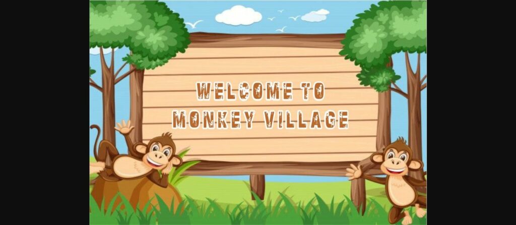 Hanging Monkey Font Poster 4