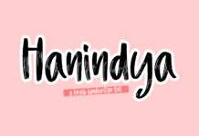 Hanindya Font Poster 1