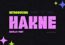 Hanke Font Poster 1