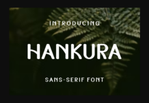 Hankura Font Poster 1