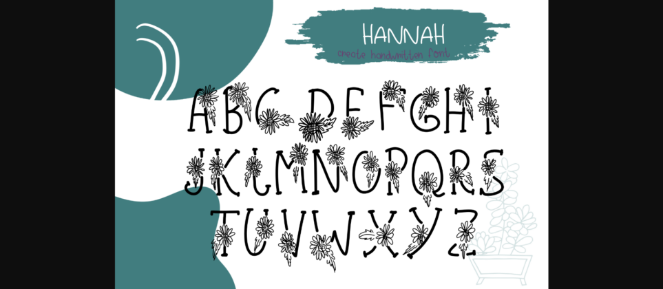 Hannah Font Poster 5