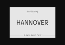 Hannover Font Poster 1