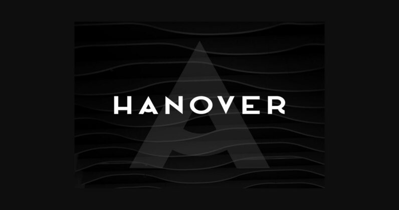 Hanover Font Poster 3