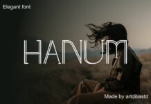 Hanum Font Poster 1