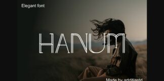 Hanum Font Poster 1
