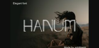 Hanum Font Poster 1