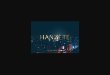 Hanzete Font Poster 1