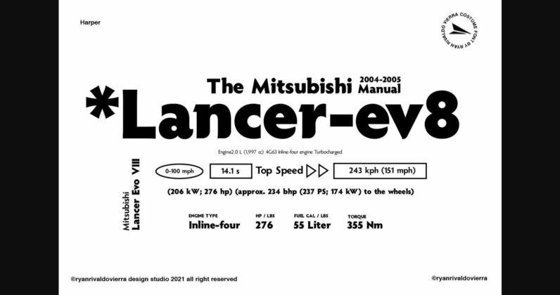 Haper Font Poster 7