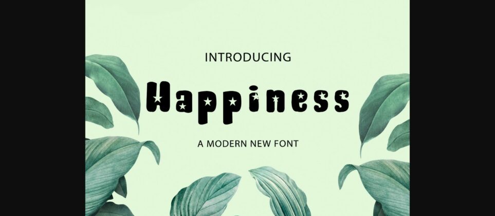 Happiness Font Poster 3