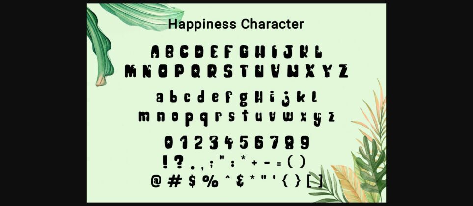 Happiness Font Poster 7